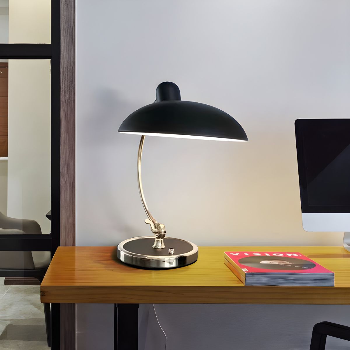 Bauhaus Gooseneck Banker's Desk Lamp