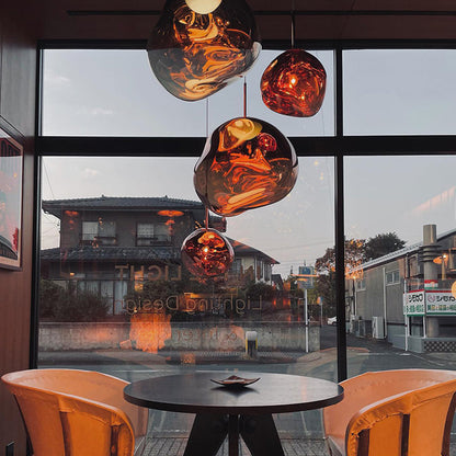 Melt Mirror Glass Pendant Light
