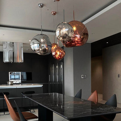 Melt Mirror Glass Pendant Light