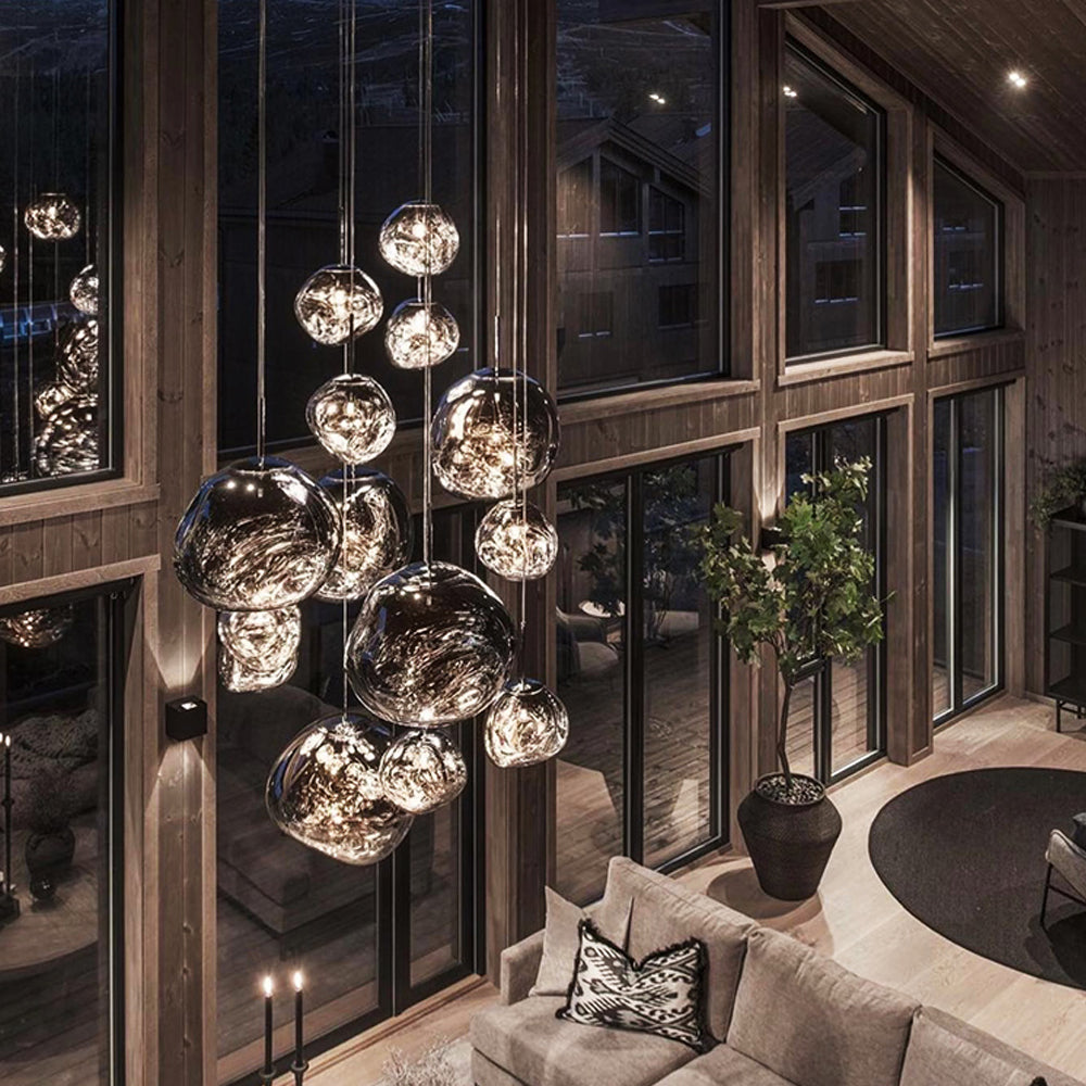 Melt Mirror Glass Pendant Light