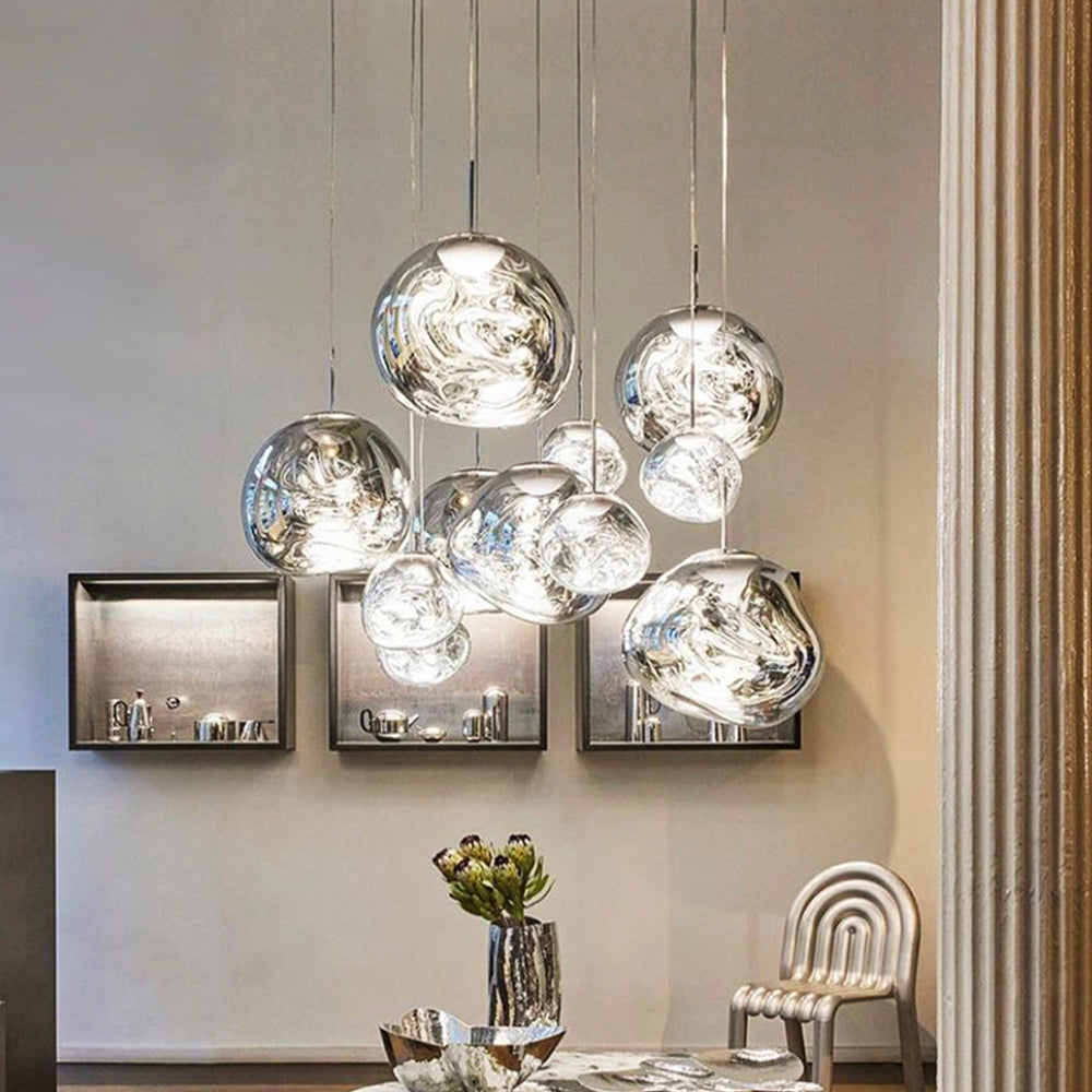 Melt Mirror Glass Pendant Light