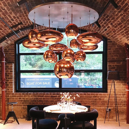 Designer Lava Chandelier Villa Loft Duplex Stairwell Pendant Light-[Modern pendant lighting for bedroom and living space]-Demolights UK