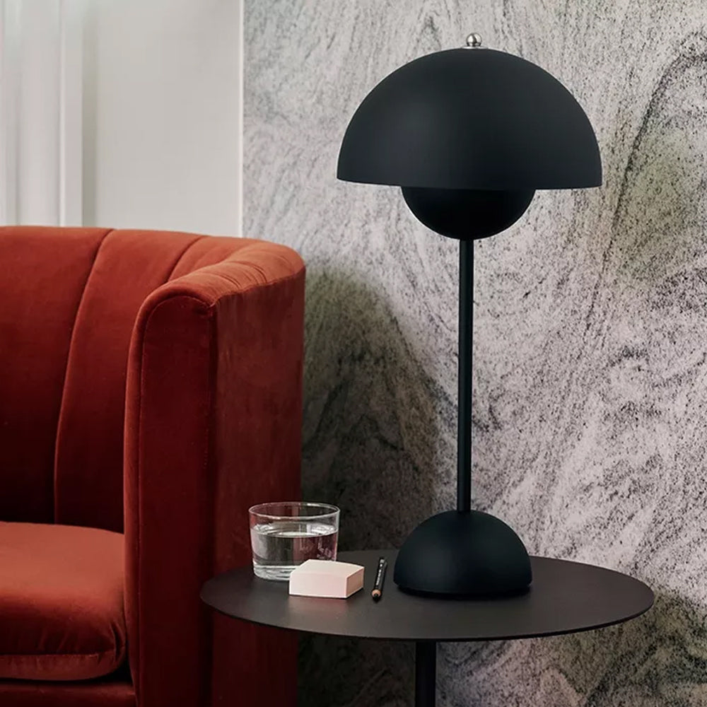 Flowerpot Style Mushroom Table Lamp
