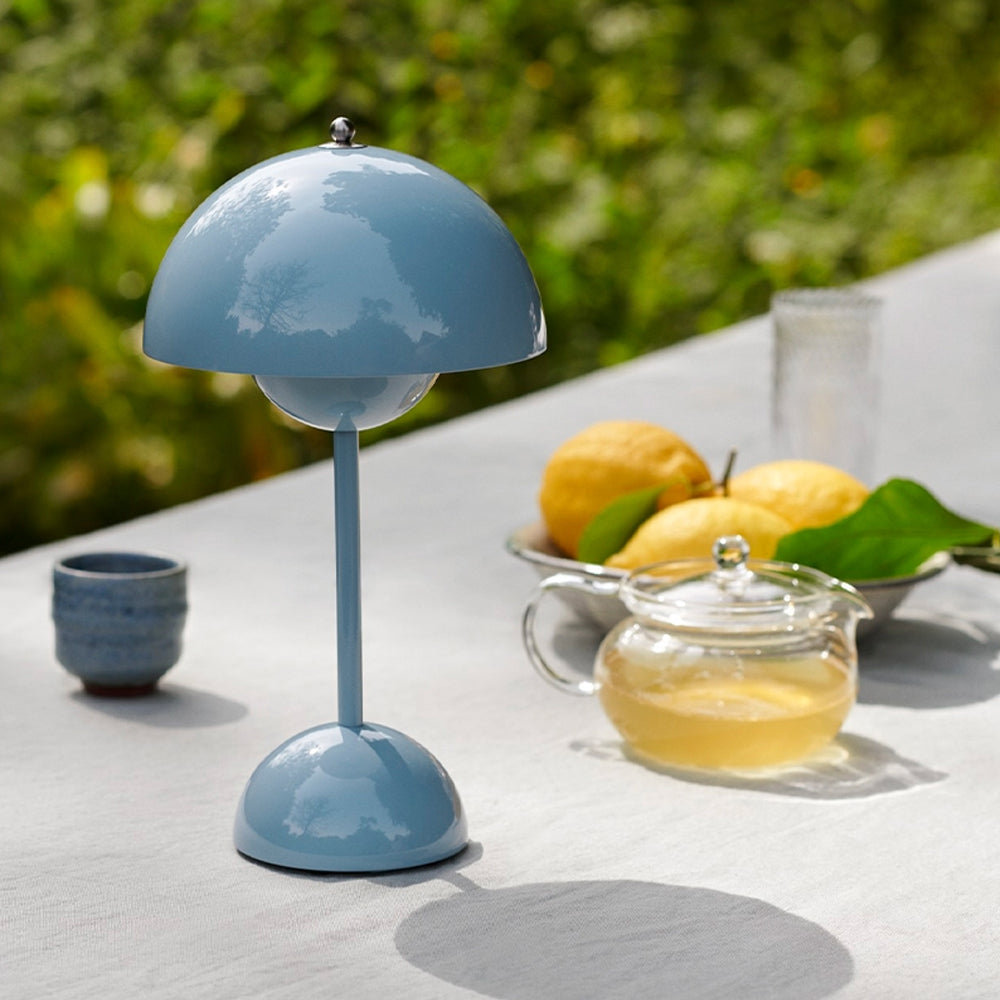 Flowerpot Style Mushroom Table Lamp