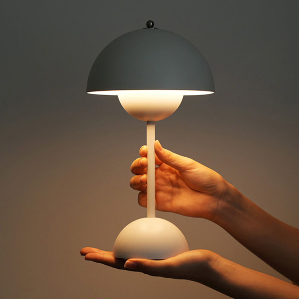 Flowerpot Style Mushroom Table Lamp
