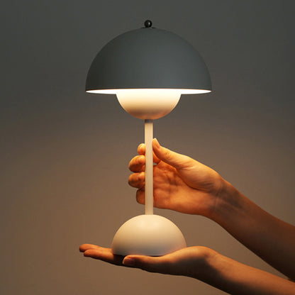 Flowerpot Style Mushroom Table Lamp