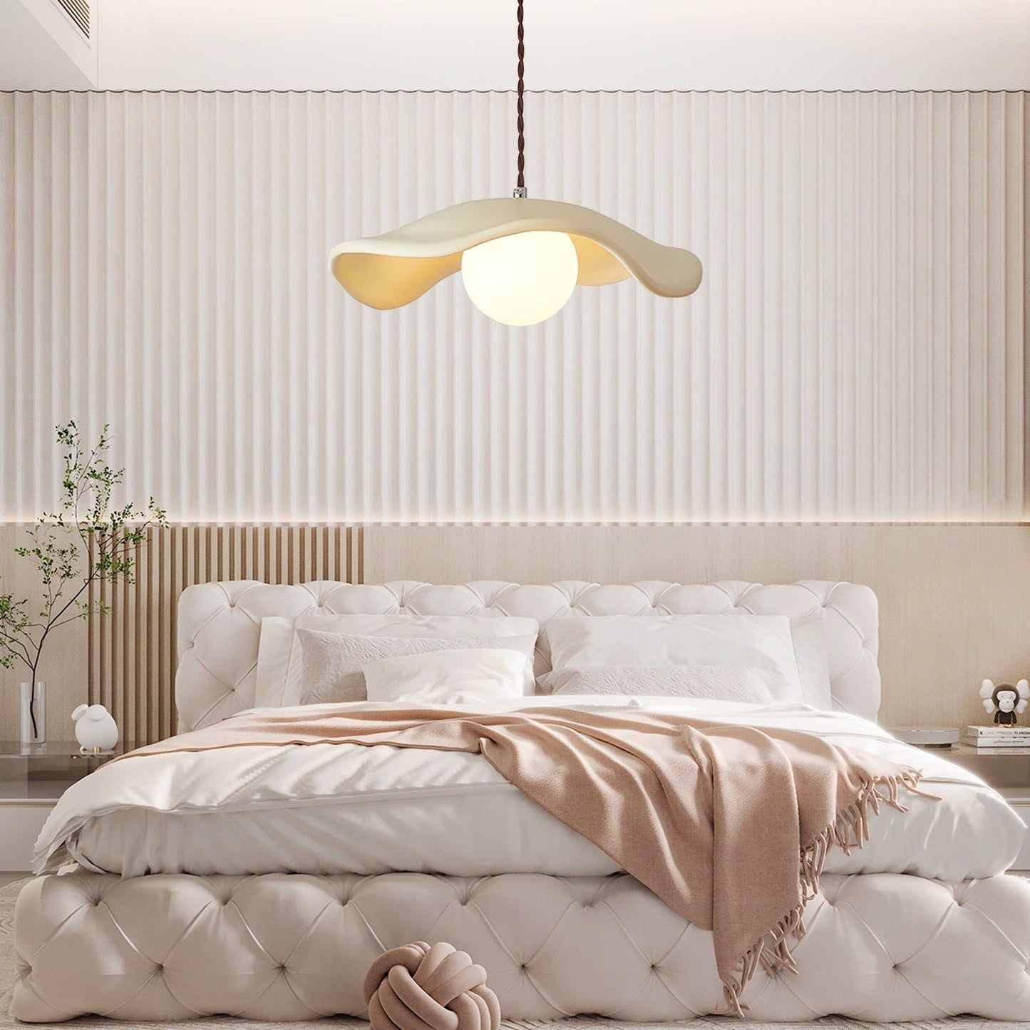 Retro Resin Dome Pendant Light