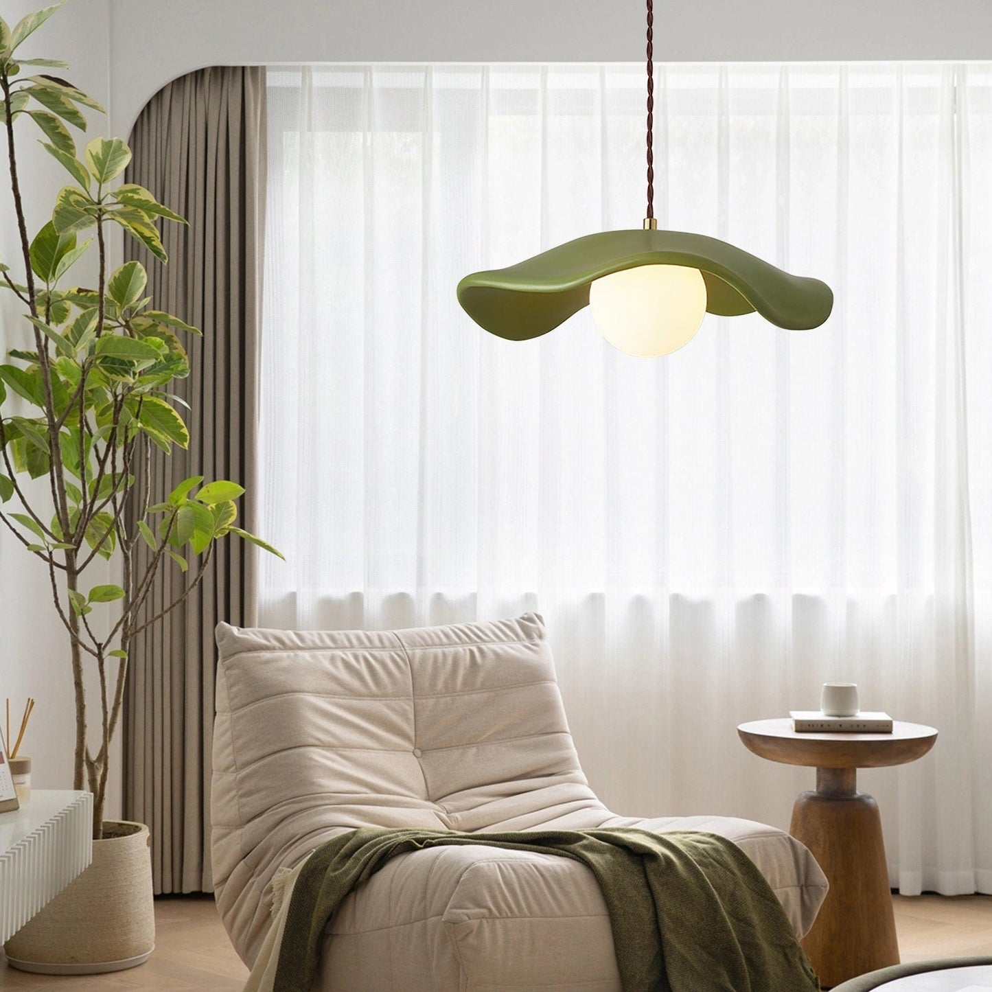 Retro Resin Dome Pendant Light