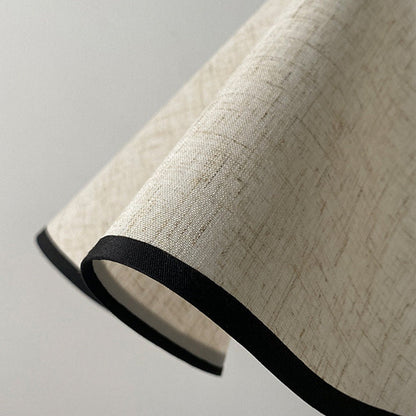 Cream Petal Fabric Pendant Light
