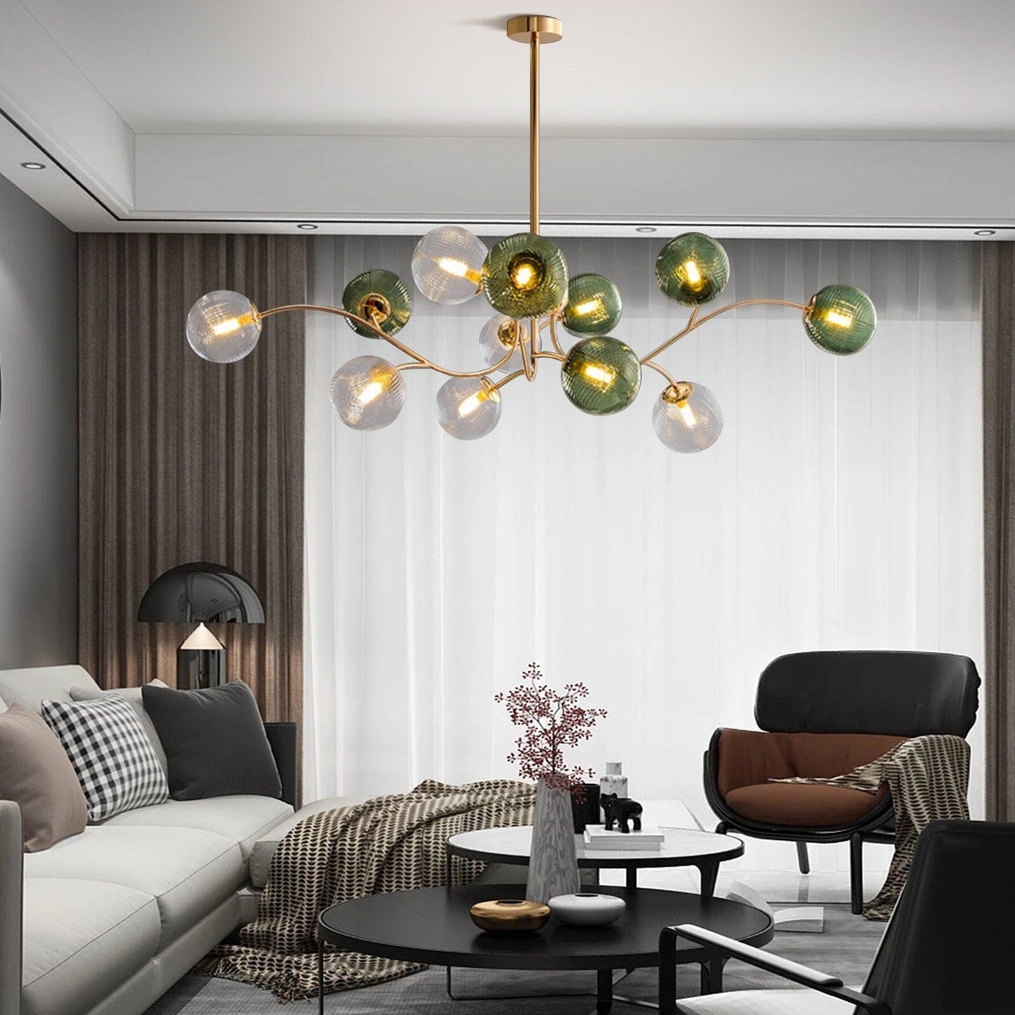 Magic Bean Molecular Branch Chandelier