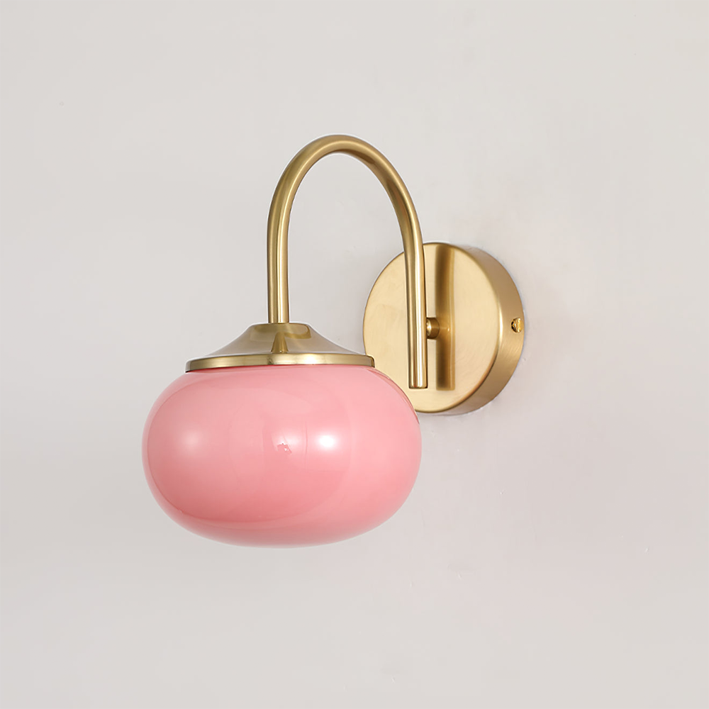 Marshmallow Glass Wall Sconce