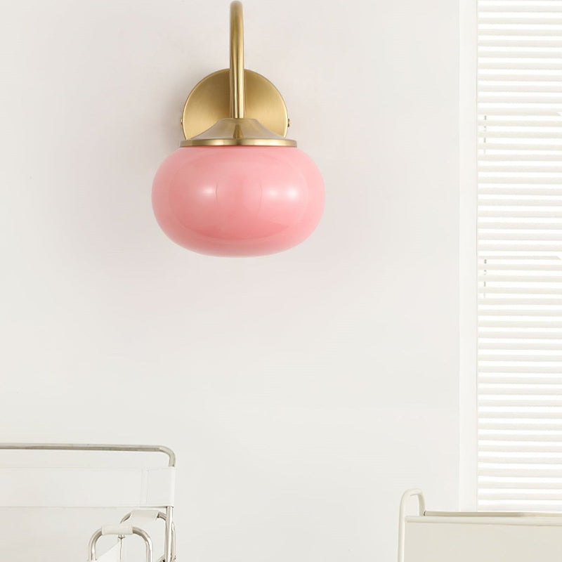 Marshmallow Glass Wall Sconce