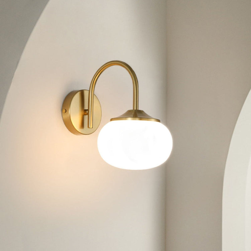 Marshmallow Glass Wall Sconce