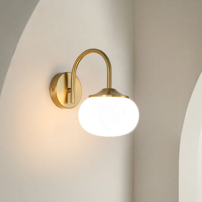 Marshmallow Glass Wall Sconce