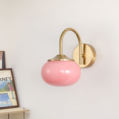 Marshmallow Glass Wall Sconce