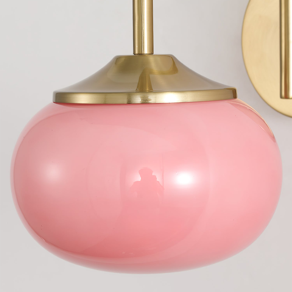 Marshmallow Glass Wall Sconce