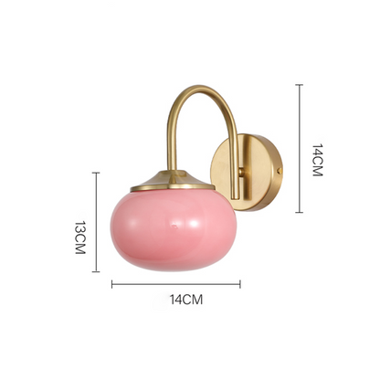Marshmallow Glass Wall Sconce