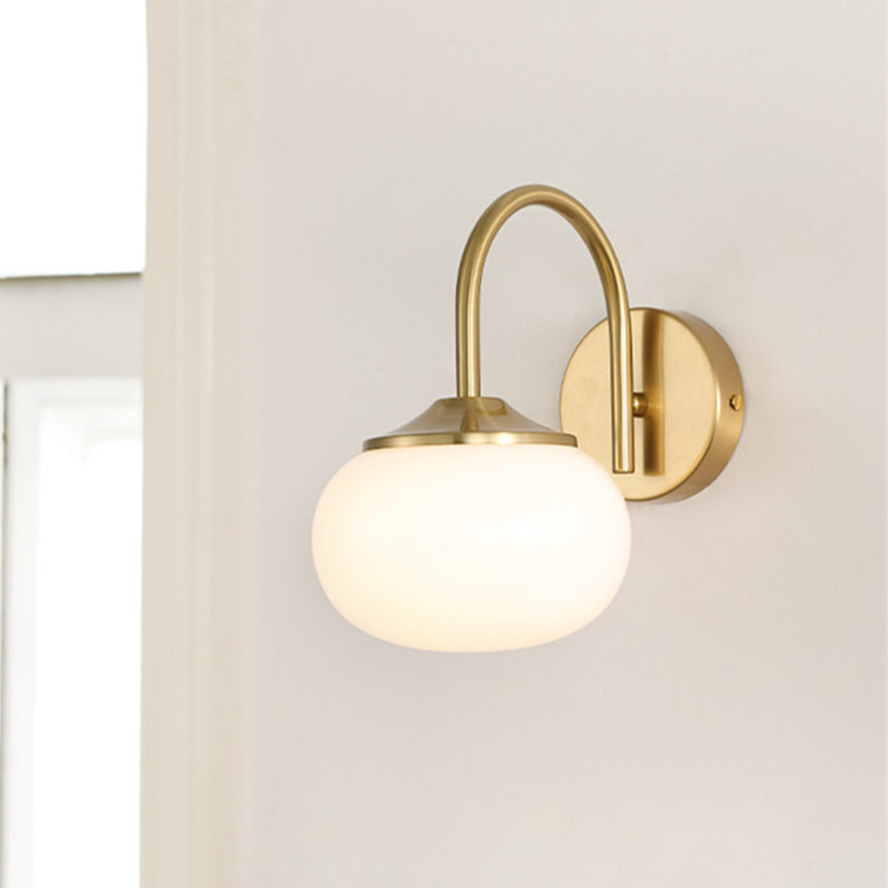 Marshmallow Glass Wall Sconce