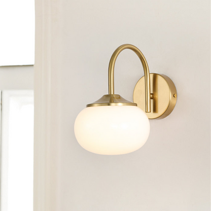 Marshmallow Glass Wall Sconce