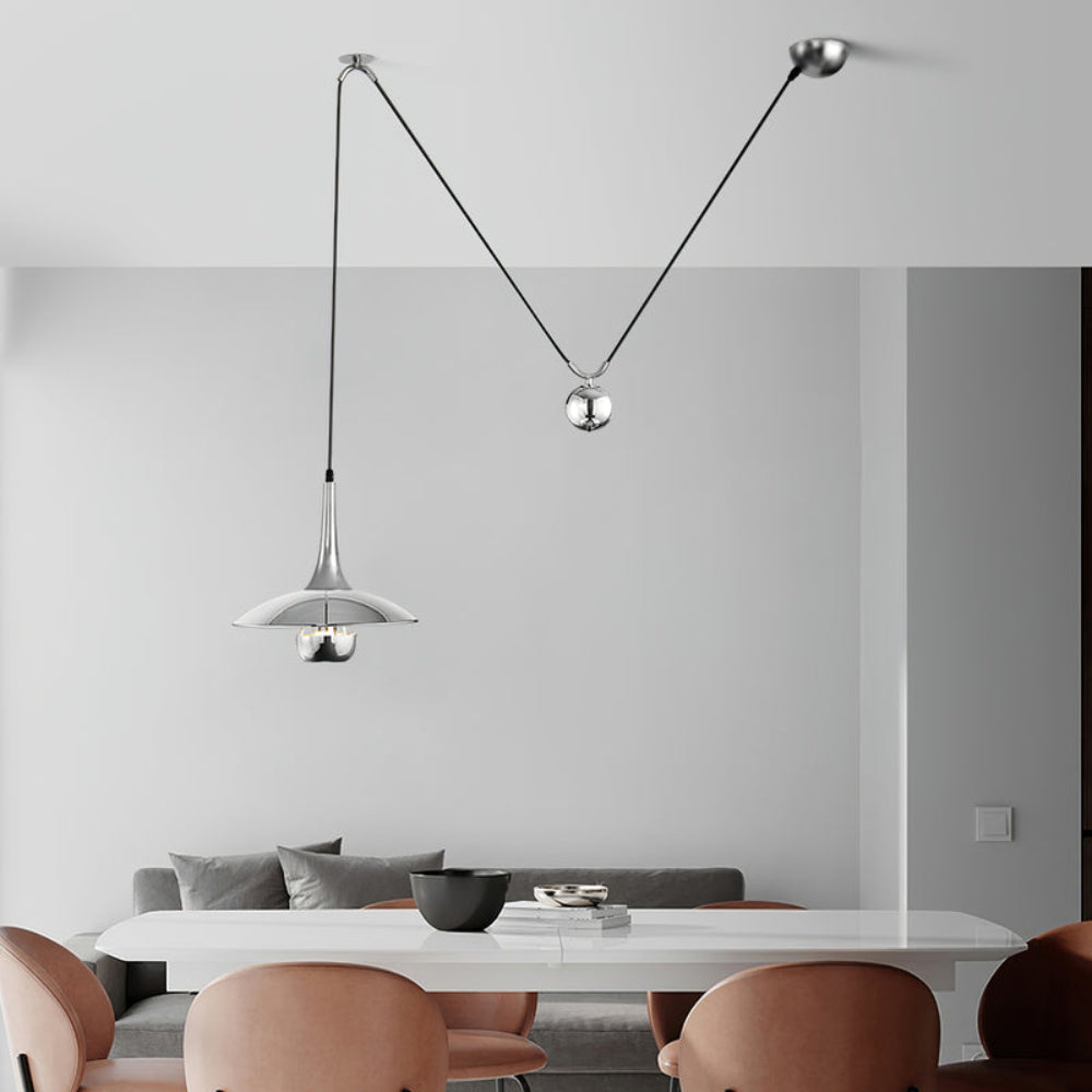 Modern Metal Pendant Lamp for Kitchen Island-[Modern pendant lighting for bedroom and living space]-Demolights UK