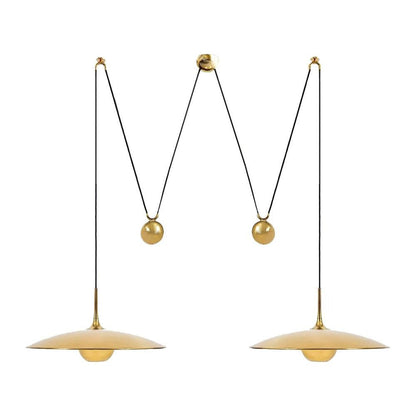 Height-Adjustable Metal Kitchen Pendant