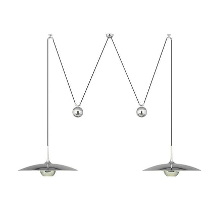 Height-Adjustable Metal Kitchen Pendant