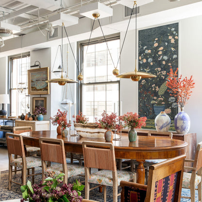 Height-Adjustable Metal Kitchen Pendant