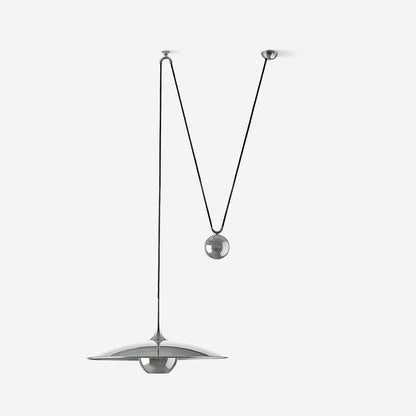 Height-Adjustable Metal Kitchen Pendant