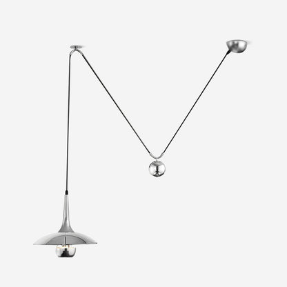Height-Adjustable Metal Kitchen Pendant