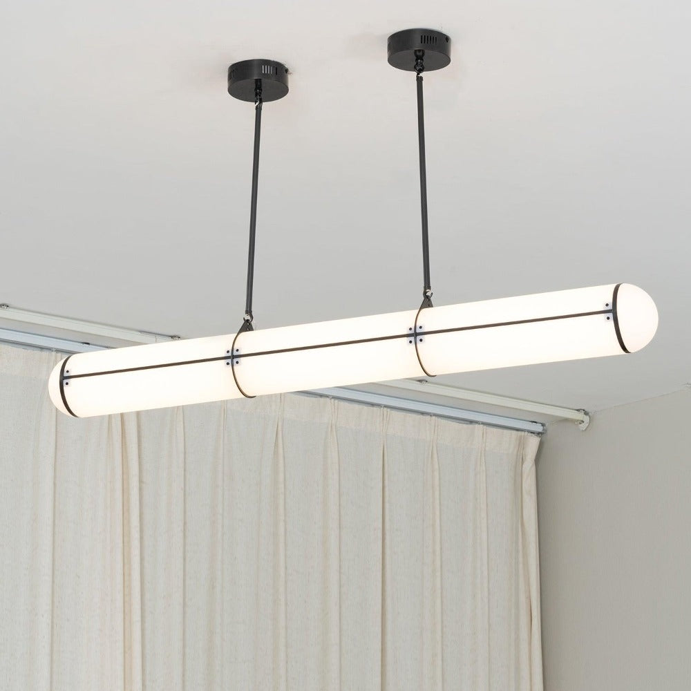 Cylindrical Linear LED Island Pendant