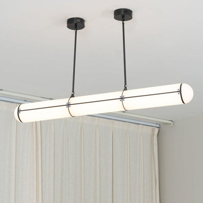 Cylindrical Linear LED Island Pendant