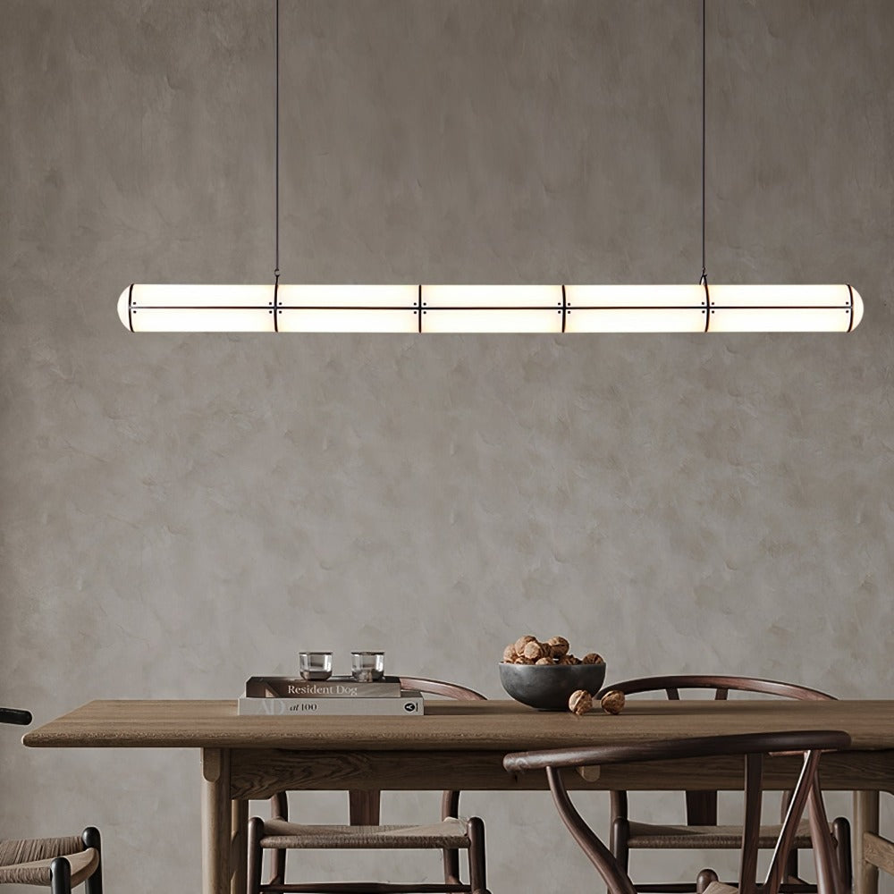 Cylindrical Linear LED Island Pendant