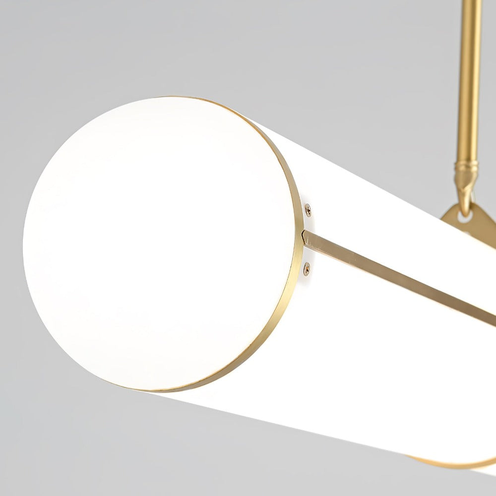 Cylindrical Linear LED Island Pendant