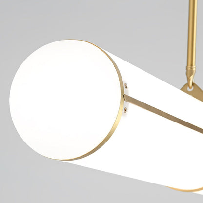 Cylindrical Linear LED Island Pendant