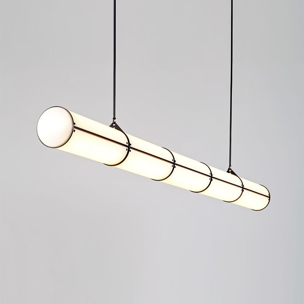Cylindrical Linear LED Island Pendant