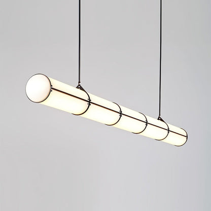 Cylindrical Linear LED Island Pendant