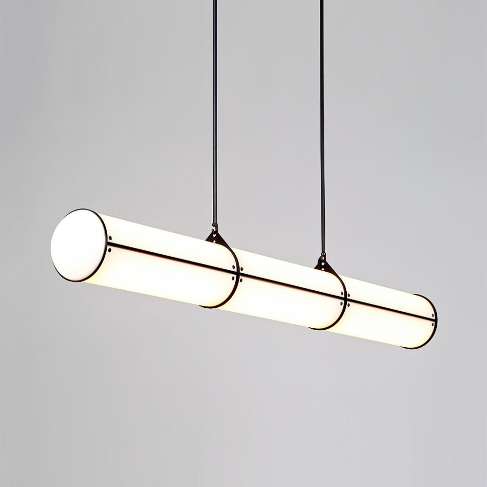Cylindrical Linear LED Island Pendant