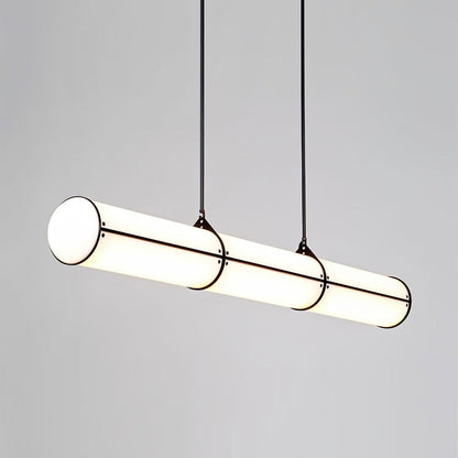 Cylindrical Linear LED Island Pendant