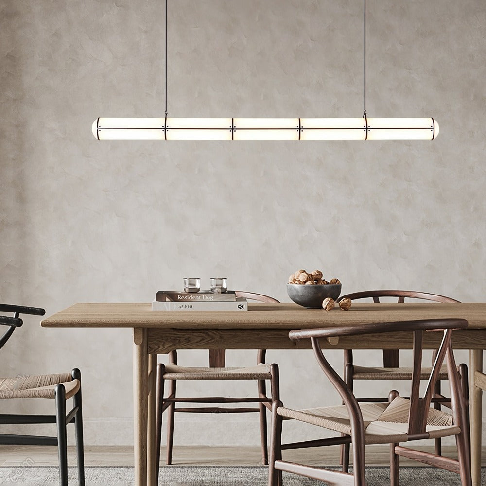 Cylindrical Linear LED Island Pendant