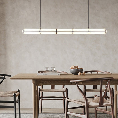 Cylindrical Linear LED Island Pendant