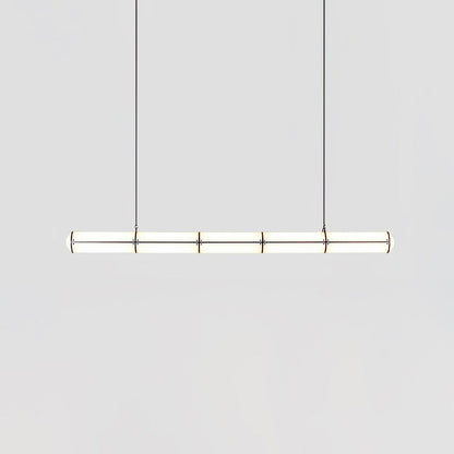 Cylindrical Linear LED Island Pendant