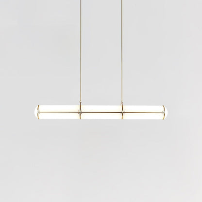 Cylindrical Linear LED Island Pendant