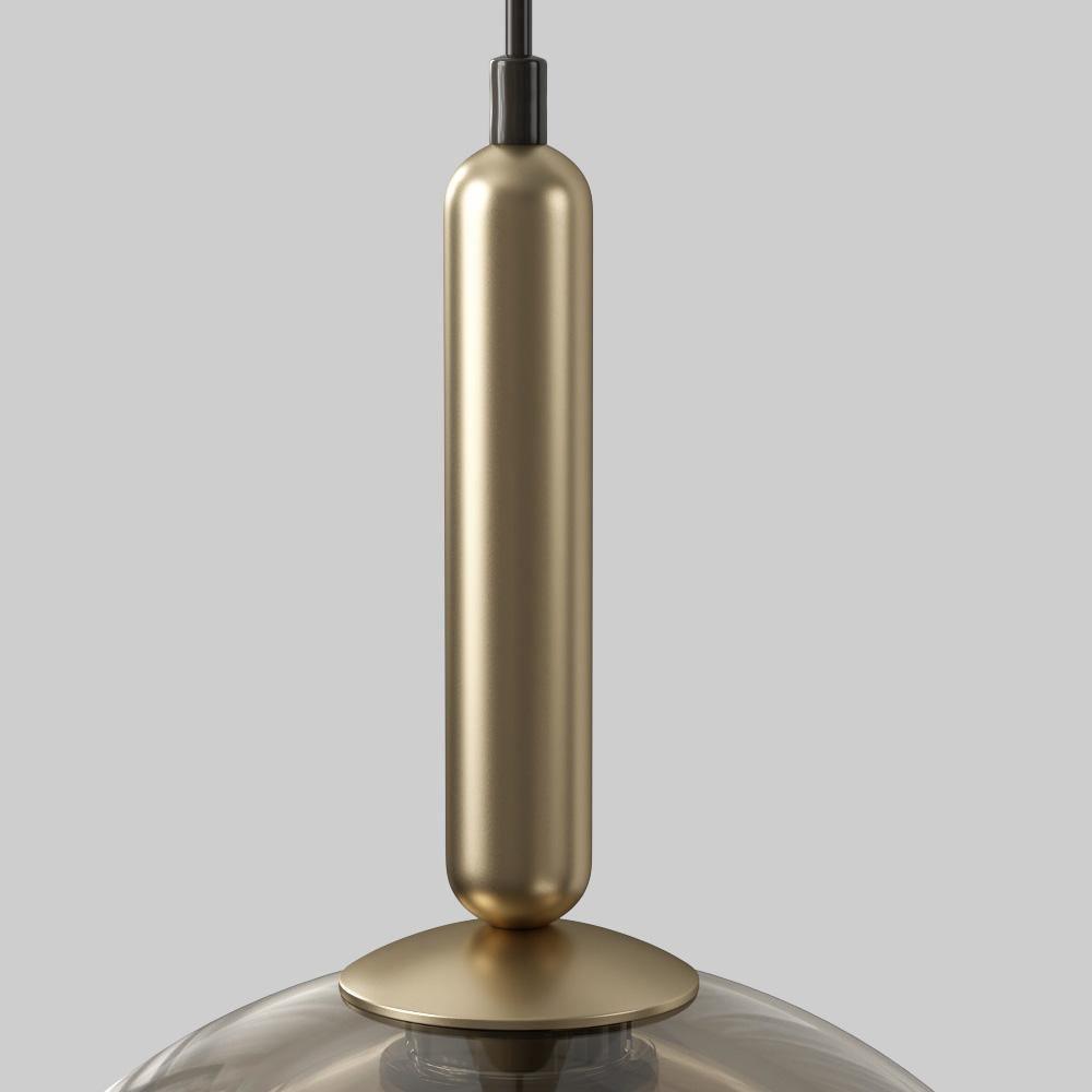 Double Glass Dome Cognac Pendant