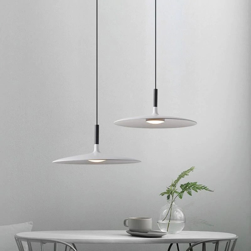 Industrial Simple Graceful Flying Saucer Pendant Light-[Modern pendant lighting for bedroom and living space]-Demolights UK