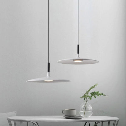 Industrial Simple Graceful Flying Saucer Pendant Light-[Modern pendant lighting for bedroom and living space]-Demolights UK