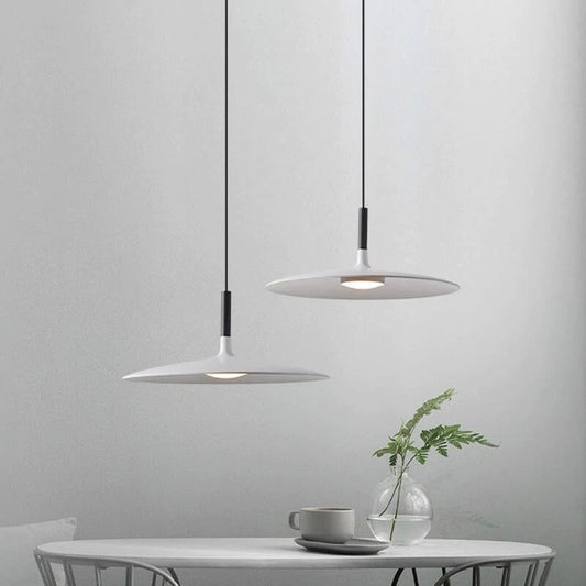 Industrial Simple Graceful Flying Saucer Pendant Light-[Modern pendant lighting for bedroom and living space]-Demolights UK