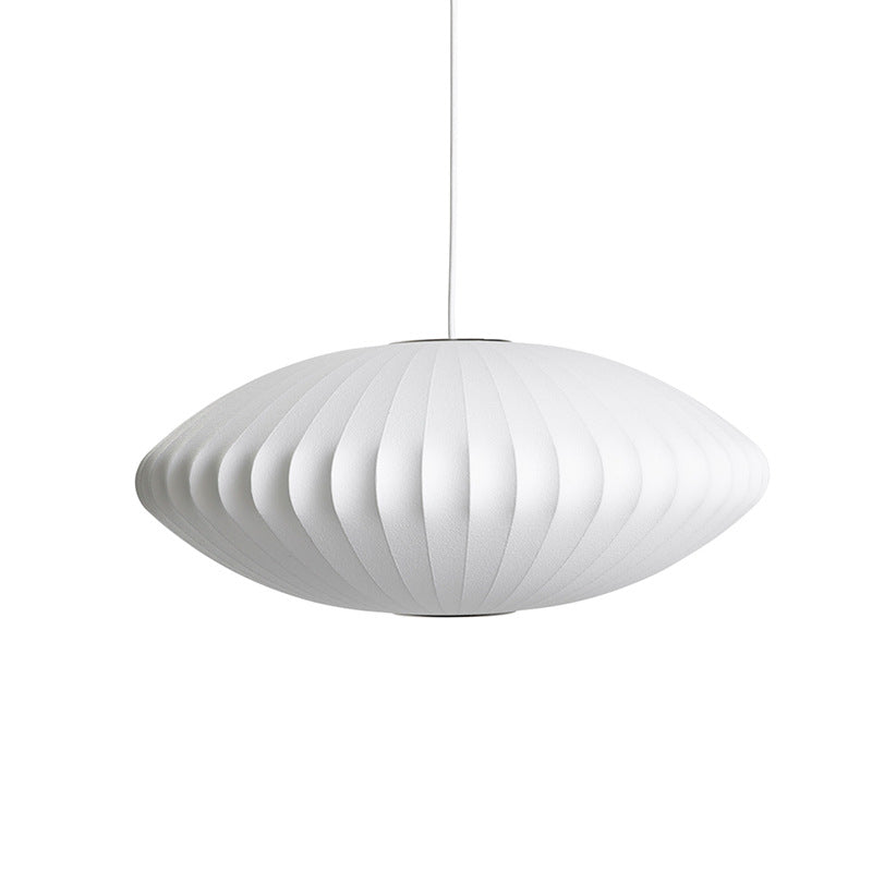 Silk Bubble Saucer Pendant Light