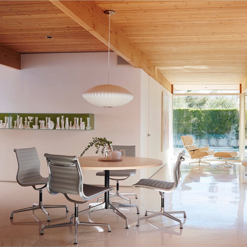 Silk Bubble Saucer Pendant Light