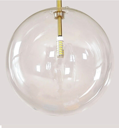 Modern Clear Glass Chandelier Pendant