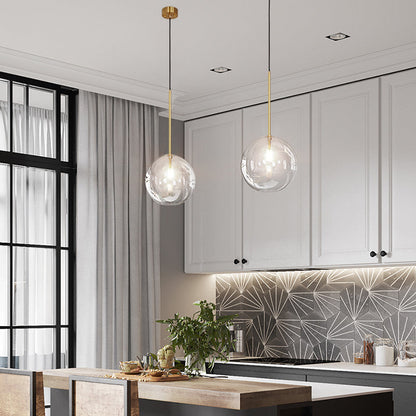 Modern Clear Glass Chandelier Pendant